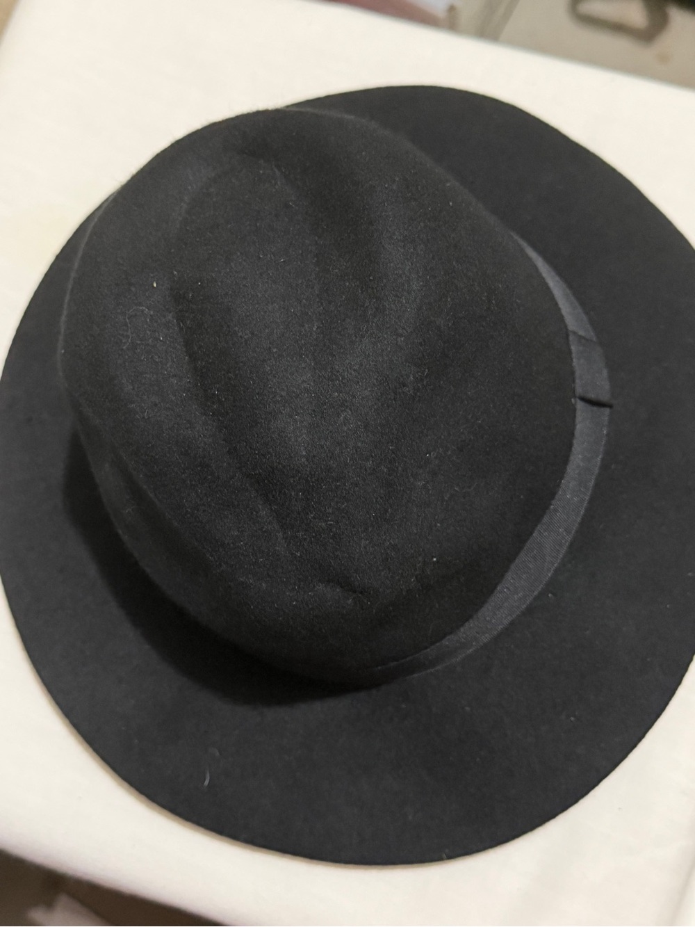 Body Glove Black Wool Fedora with Grosgrain Band